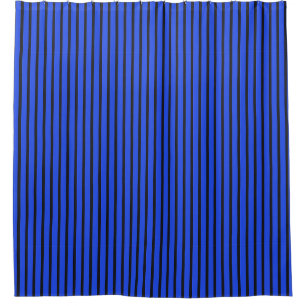Rideaux De Douche texture rayée bleue