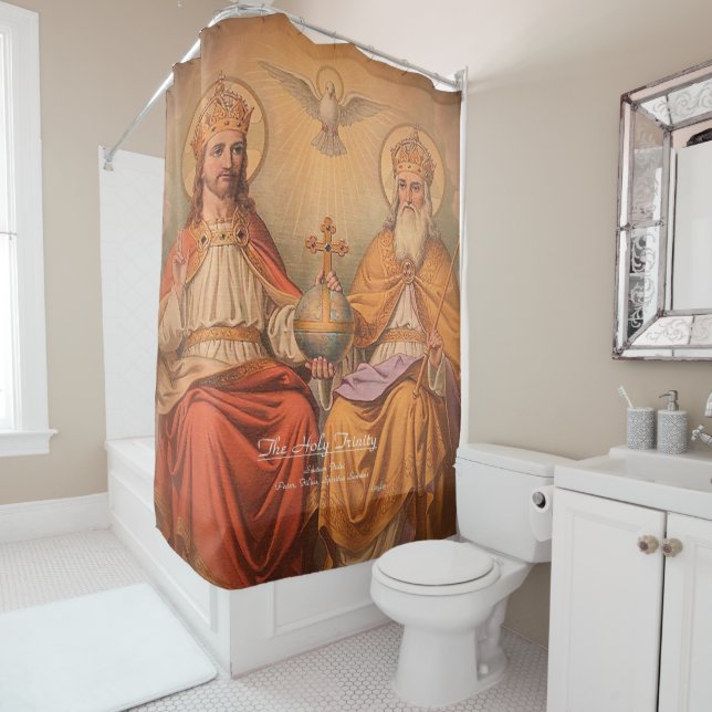 Rideaux De Douche The Holy Trinity (En situation)