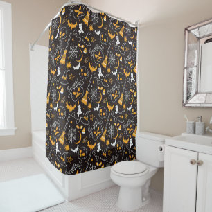 Rideaux De Douche Thème Halloween