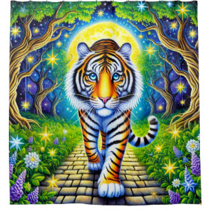 Rideaux De Douche Tiger Art