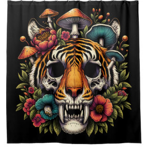Rideaux De Douche Tigre botanique