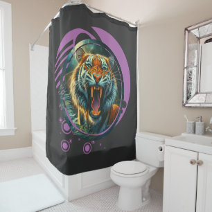 Rideaux De Douche Tigre torride
