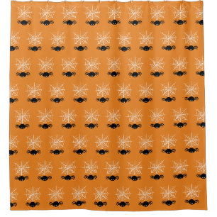 Rideaux De Douche Toile d'araignée Halloween 