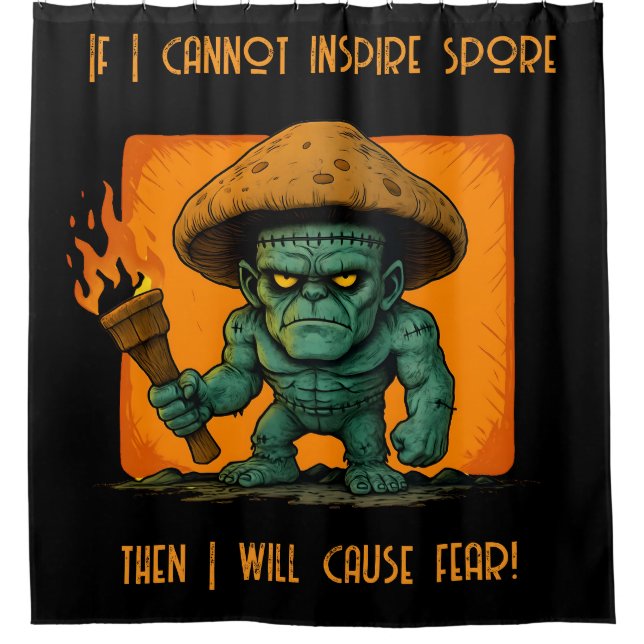 Rideaux De Douche Torche & Bête de champignon Temper (Devant)