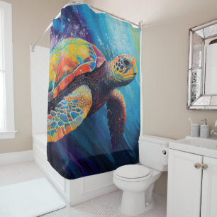 Rideaux De Douche Tortue de mer