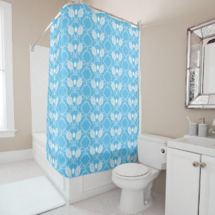 Rideaux De Douche Tortues de mer Tortoise Ocean Moon Eco Blue