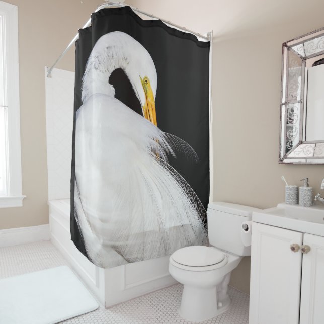 Rideaux De Douche Toujours les aigrettes (En situation)