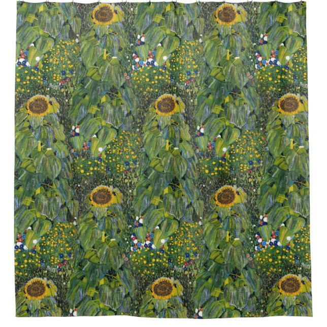 Rideaux De Douche Tournesol par Gustav Klimt (Devant)