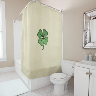 Rideaux De Douche Trèfle irlandais chic Lucky