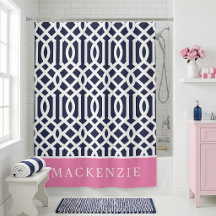 Trellis Monogramme Rose et Nuit