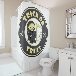 Rideaux De Douche Trick ou traiter Halloween griffeur caractère