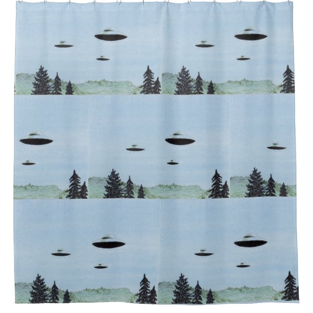 Rideaux De Douche Trio UFO (Devant)