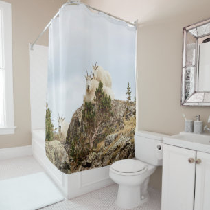 Rideaux De Douche Trois Ami-Chèvres // La faune du Colorado