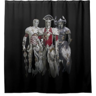 Rideaux De Douche Trois chevaliers