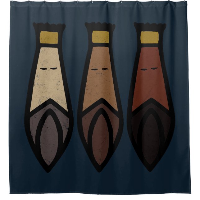 Rideaux De Douche Trois Sages Hommes. Los Tres Reyes Magos (Devant)