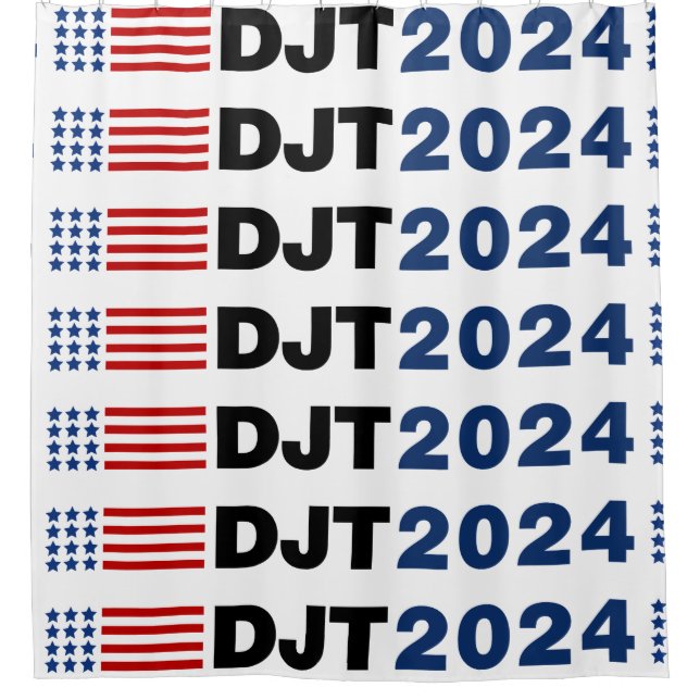 Rideaux De Douche Trump 2024 DJT (Devant)