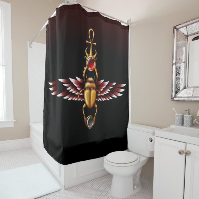 Rideaux De Douche TSDS : Graphique de manteau de Seth (En situation)