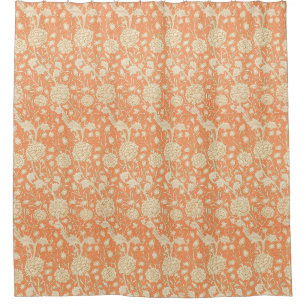 Rideaux De Douche Tulipe sauvage de William Morris, motif floral vin