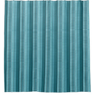 Rideaux De Douche Turquoise Bleu Moderne Unique Abstrait Motif en ba