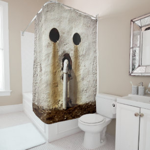 Rideaux De Douche Tuyau d'eau exposé