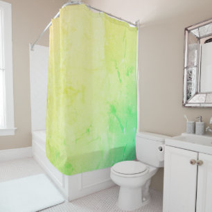 Rideaux De Douche Type Ombre jaune à vert