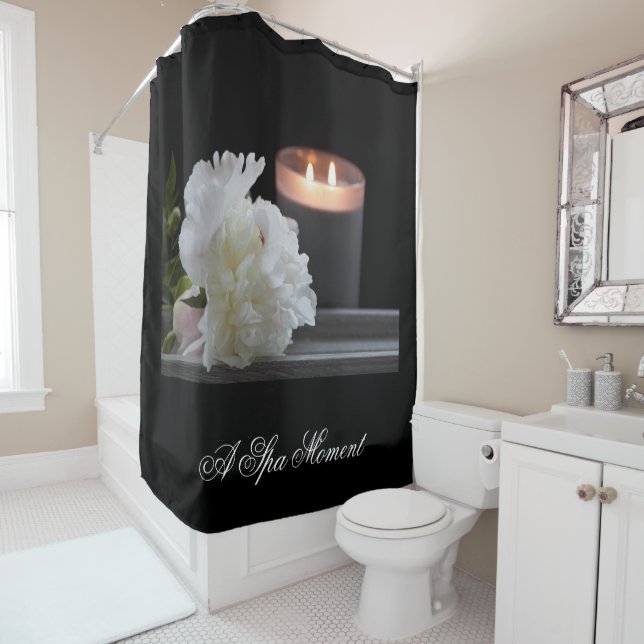 Rideaux De Douche Un moment Spa (En situation)