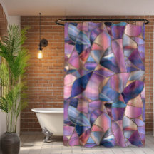 Un motif de verre coloré tons violets luxueux