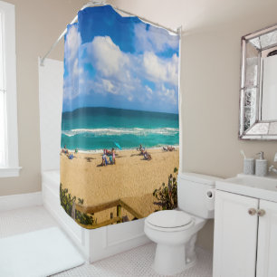 Rideaux De Douche Une journée à la plage