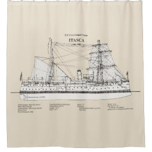 Rideaux De Douche USCG Cutter Itasca - SBD