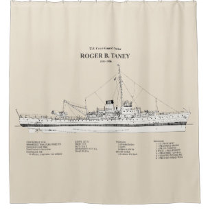 Rideaux De Douche USCG Roger B. Taney whec-37 - SBD