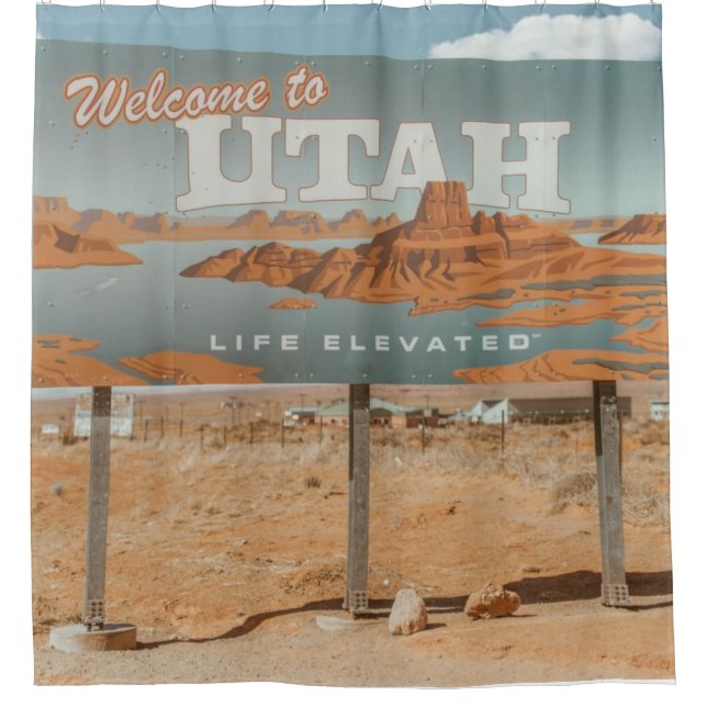 Rideaux De Douche Utah Life Eleved (Devant)