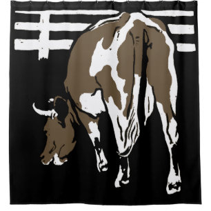 Rideaux De Douche Vaches de la ferme victorienne
