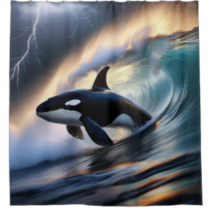 Rideaux De Douche Vague Orca