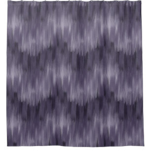 Rideaux De Douche Vagues brossées Abstraites, Aubergine, Plum