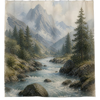 Rideaux De Douche Vallée norvégienne