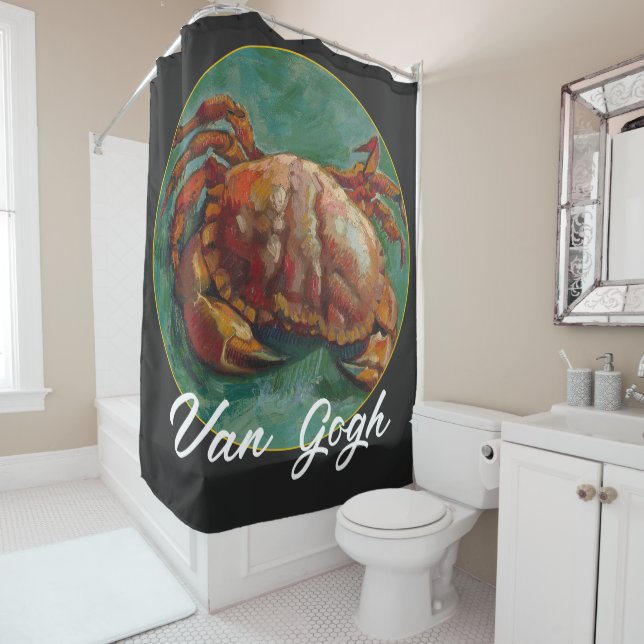 Rideaux De Douche Van Gogh Dungeness Crab 2032 2033 2034 2035 (En situation)