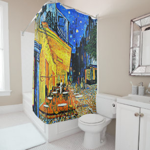 Rideaux De Douche Van Gogh peinture, Cafe Terrasse