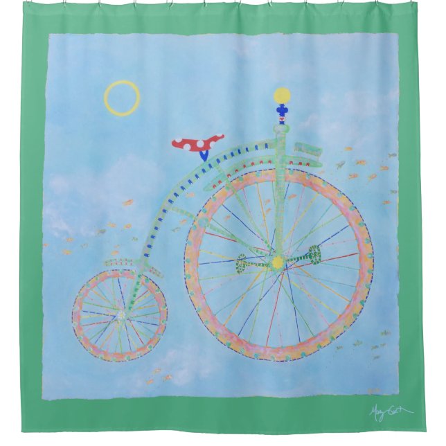 Rideaux De Douche Vélo de cirque (Devant)