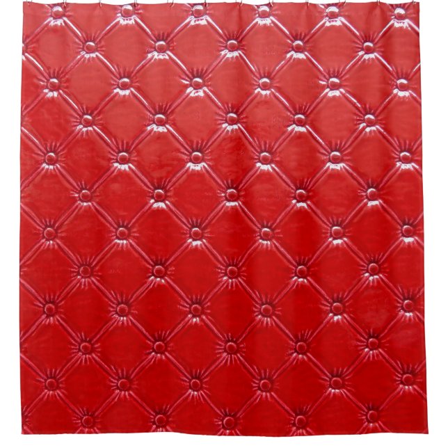 Rideaux De Douche Véritable Upholsterie En Cuir : Décor Versatile (Devant)