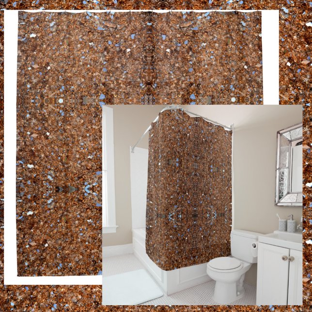 Rideaux De Douche Verre d'or (Créateur téléchargé)