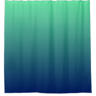 Rideaux De Douche Vert et bleu foncé
