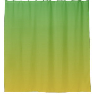 Rideaux De Douche Vert et jaune foncé personnalisé