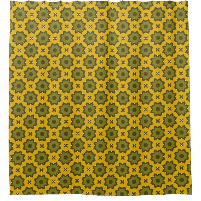 Rideaux De Douche Vert jaune 190 (Devant)