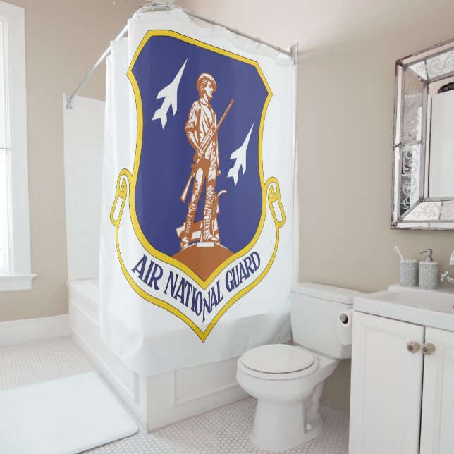 Rideaux De Douche Vétéran militaire de l'armée de l'air (En situation)