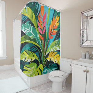 Rideaux De Douche Vibes tropicales
