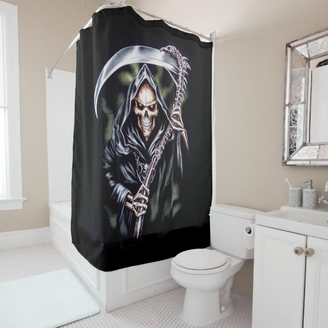 Rideaux De Douche Vient ici sinistre (En situation)