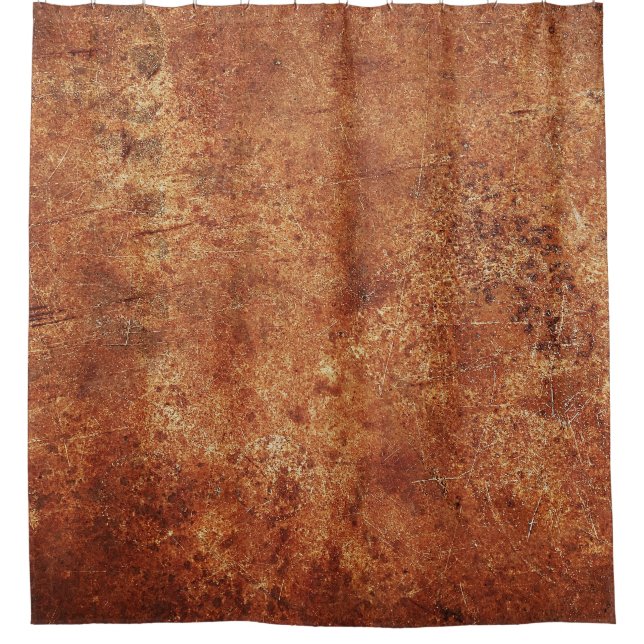 Rideaux De Douche Vieux Grunge Texture métallique rustique (Devant)