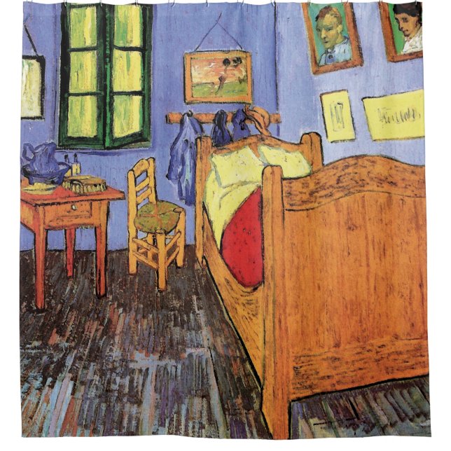 Rideaux De Douche Vincent Van Gogh - Chambre À Arles Art (Devant)