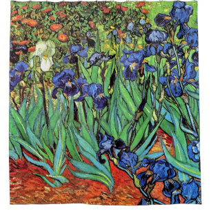 Rideaux De Douche Vincent Van Gogh - Iris - Amoureux de Fleurs Beaux
