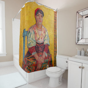 Rideaux De Douche Vincent Van Gogh - La femme italienne